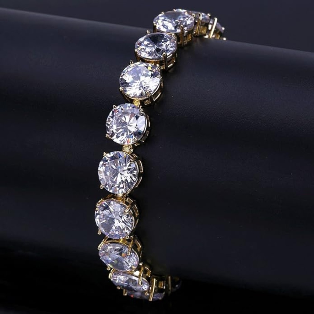 18k 72ct Tennis Bracelet - Picture 4 of 14